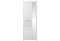 Фото 1 - Шкаф ВМК Флеймс 1-дверный с зеркалом 72 см Белый