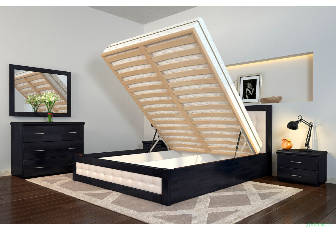 Кровать Рената Д 160 подъемная (сосна) Арбор Древ - Изображение 5 Изображение 5 - Кровать Рената Д 160 подъемная (сосна) Арбор Древ