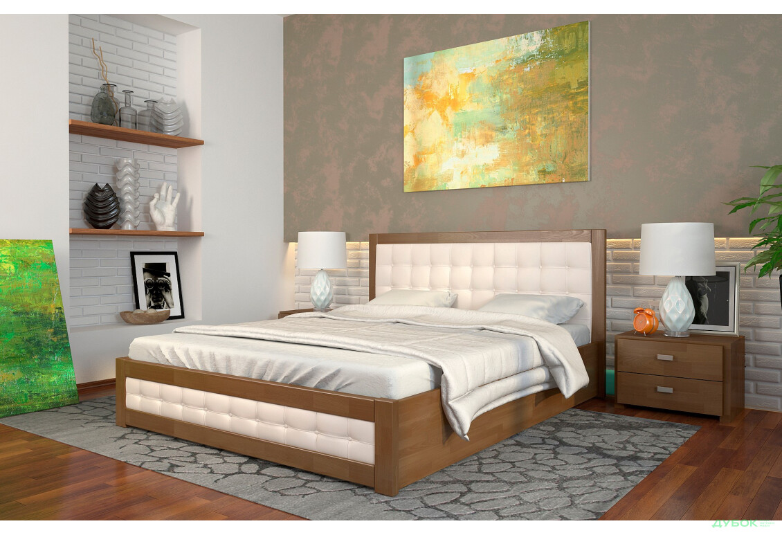 Кровать Рената Д 160 подъемная (сосна) Арбор Древ - Изображение 2 Изображение 2 - Кровать Рената Д 160 подъемная (сосна) Арбор Древ