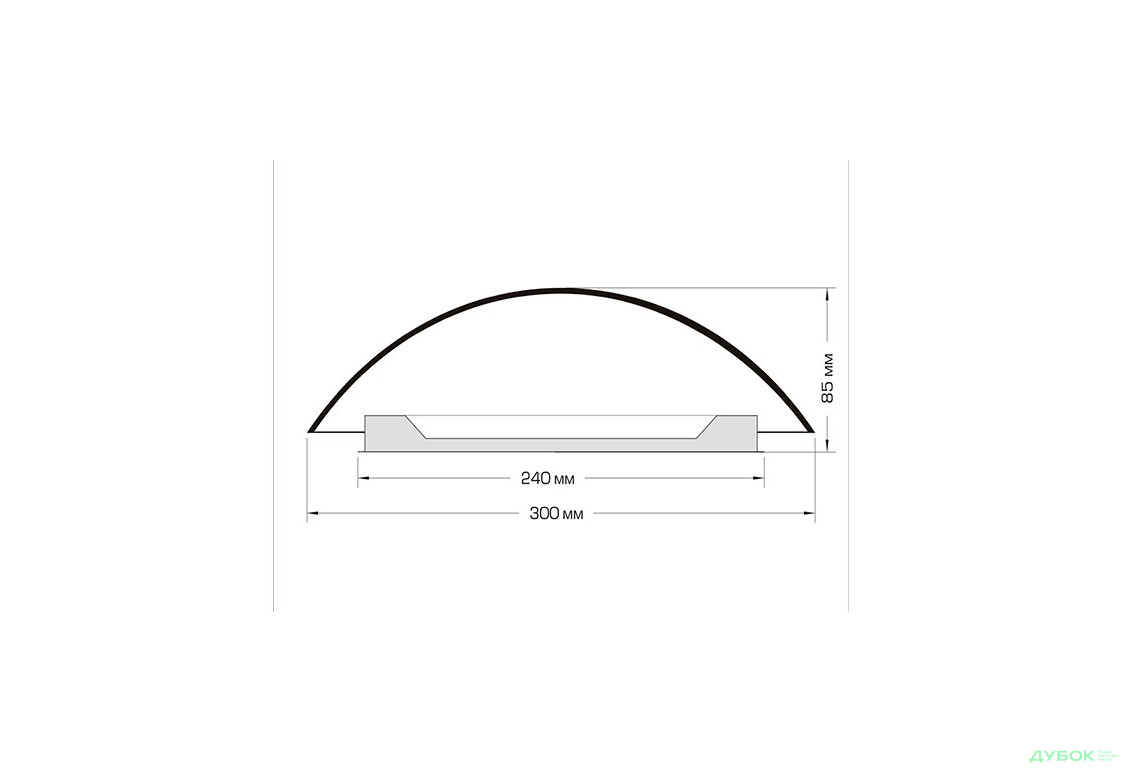Изображение 3 - Зеус белый 1х60 Вт, полукруг, арт.24321 Декора