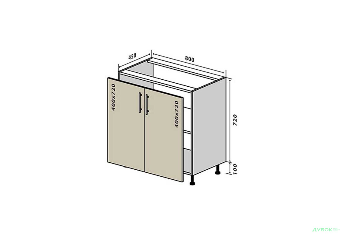 Н7 Тумба 2Д 80 Альта / Alta Вип-Мастер - Изображение 1 Изображение 1 - Н7 Тумба 2Д 80 Альта / Alta Вип-Мастер
