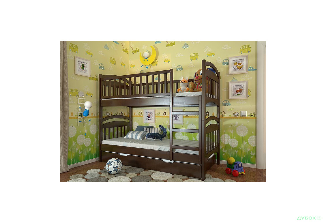 Изображение 2 - Кровать двухьярусная Смайл 80х190 (без шухляд) Арбор Древ