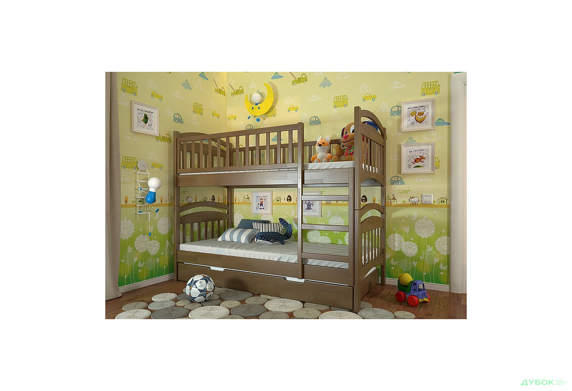 Изображение 3 - Кровать двухьярусная Смайл 80х190 (без шухляд) Арбор Древ