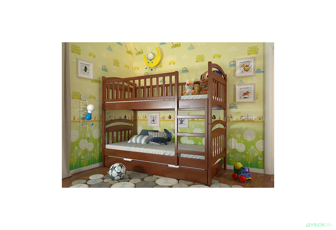 Изображение 4 - Кровать двухьярусная Смайл 80х190 (без шухляд) Арбор Древ