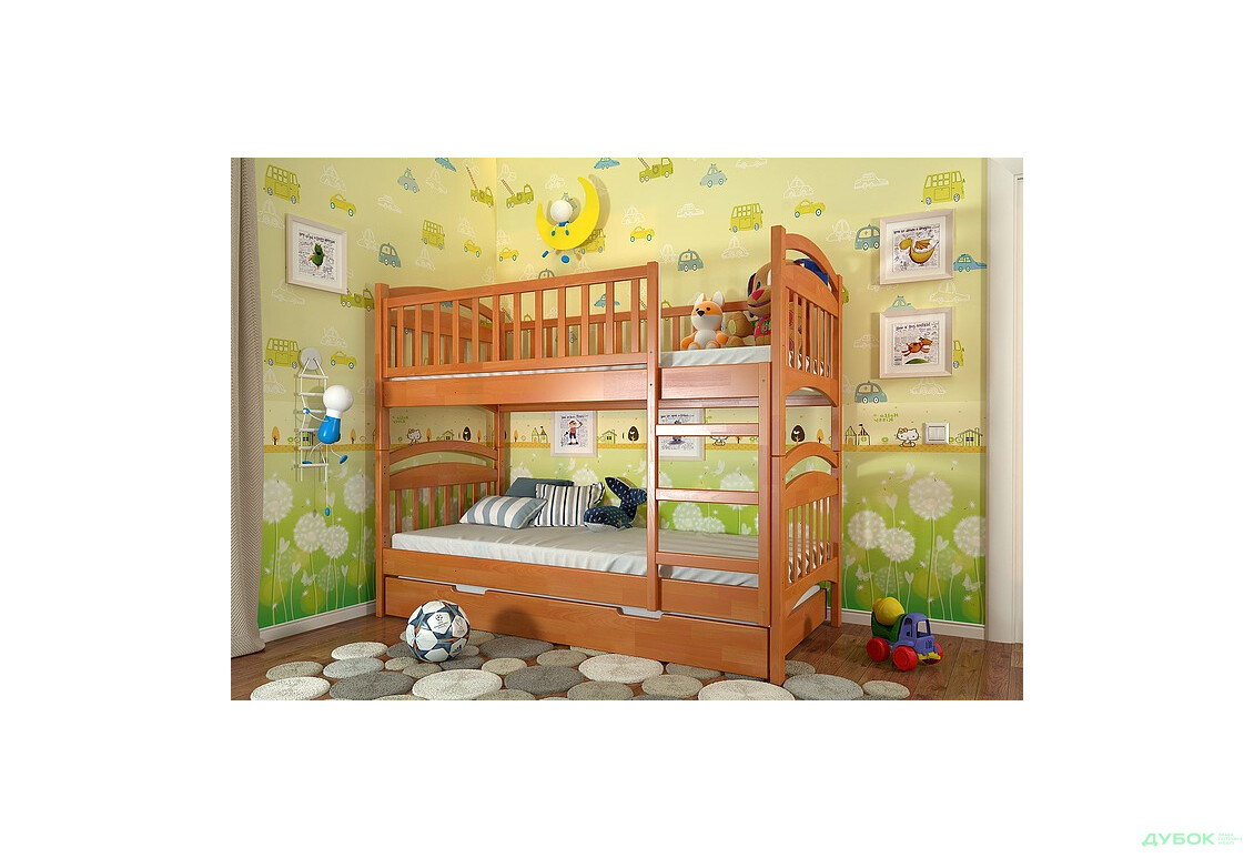 Изображение 5 - Кровать двухьярусная Смайл 80х190 (без шухляд) Арбор Древ