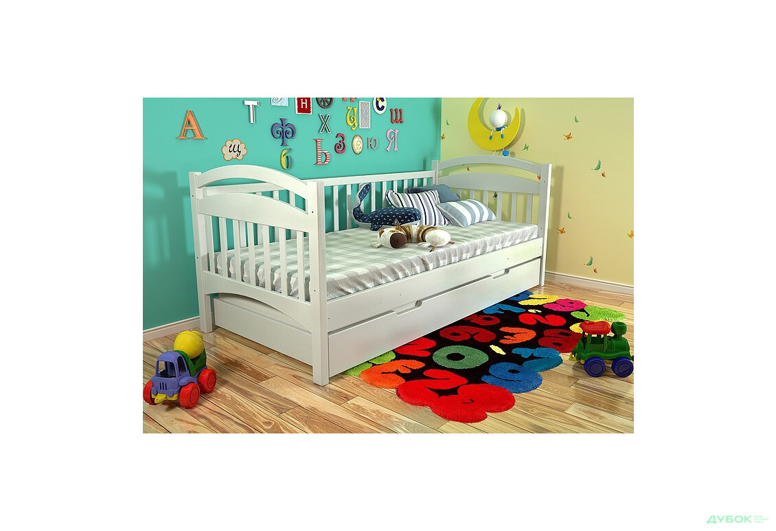 Кровать Алиса сосна 80х190 (без шухляд) Арбор Древ