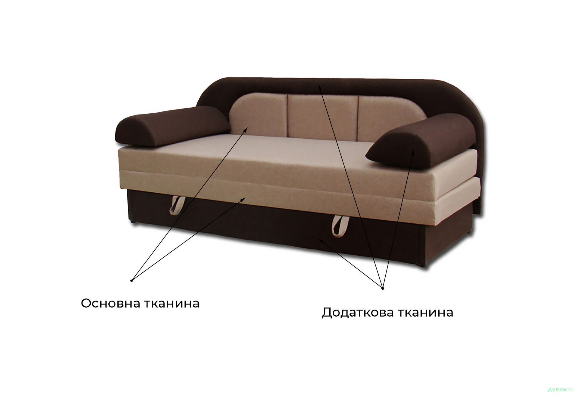 Зображення 13 - Диван Vika Лондон Тахта 190x75 см