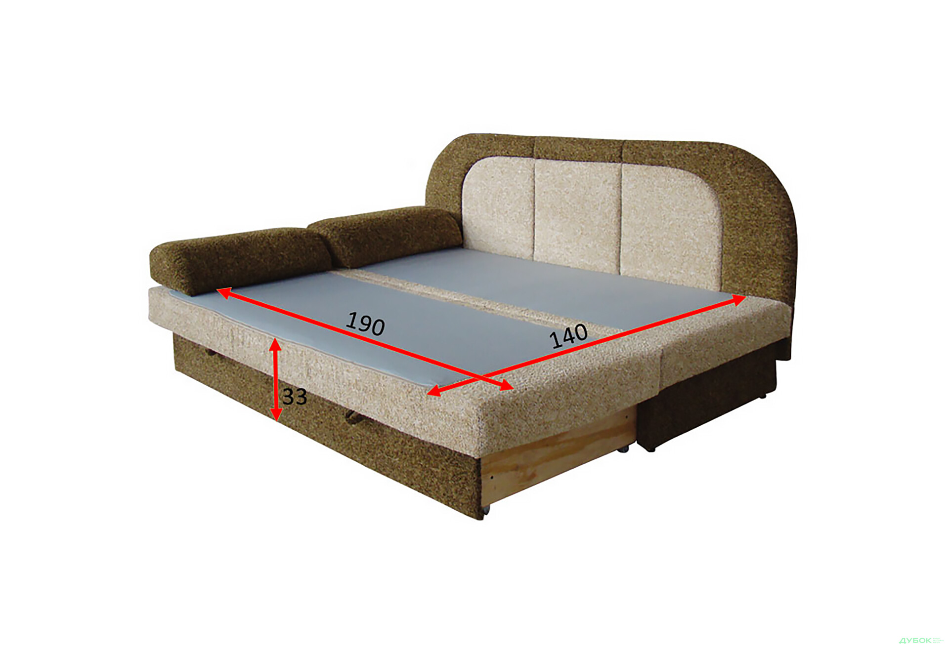 Зображення 12 - Диван Vika Лондон Тахта 190x75 см