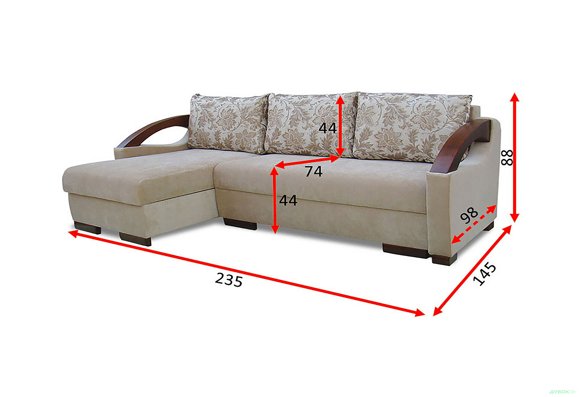 М'який куточок Севілья Куточок Vika - Зображення 13 Зображення 13 - М'який куточок Севілья Куточок Vika