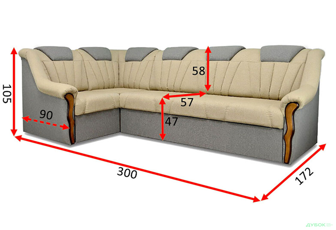 Изображение 11 - Мягкий уголок Султан ДКУ 3-1 Вика