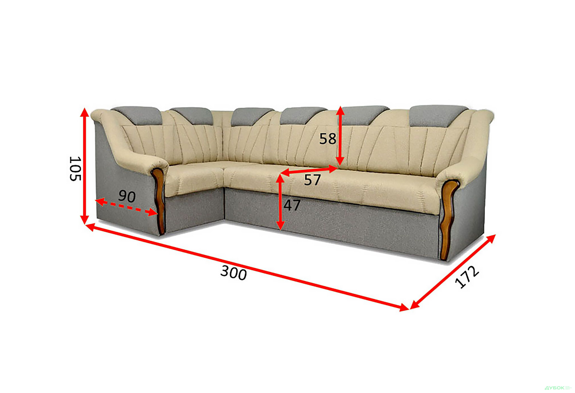 Изображение 12 - Мягкий уголок Султан ДКУ 3-1 Вика