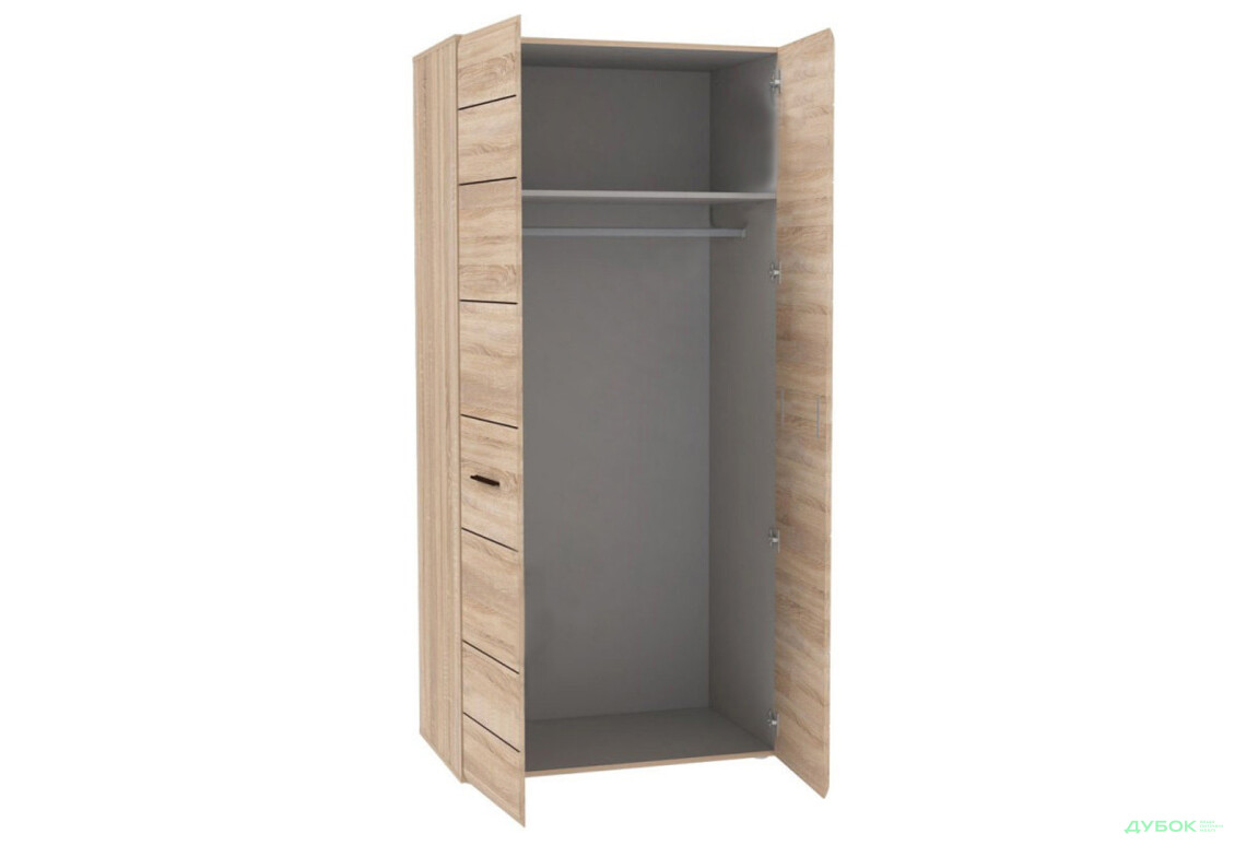 Шафа VMV holding Соло 2-дверна 90 см Дуб сонома - Зображення 2 Зображення 2 - Шафа VMV holding Соло 2-дверна 90 см Дуб сонома