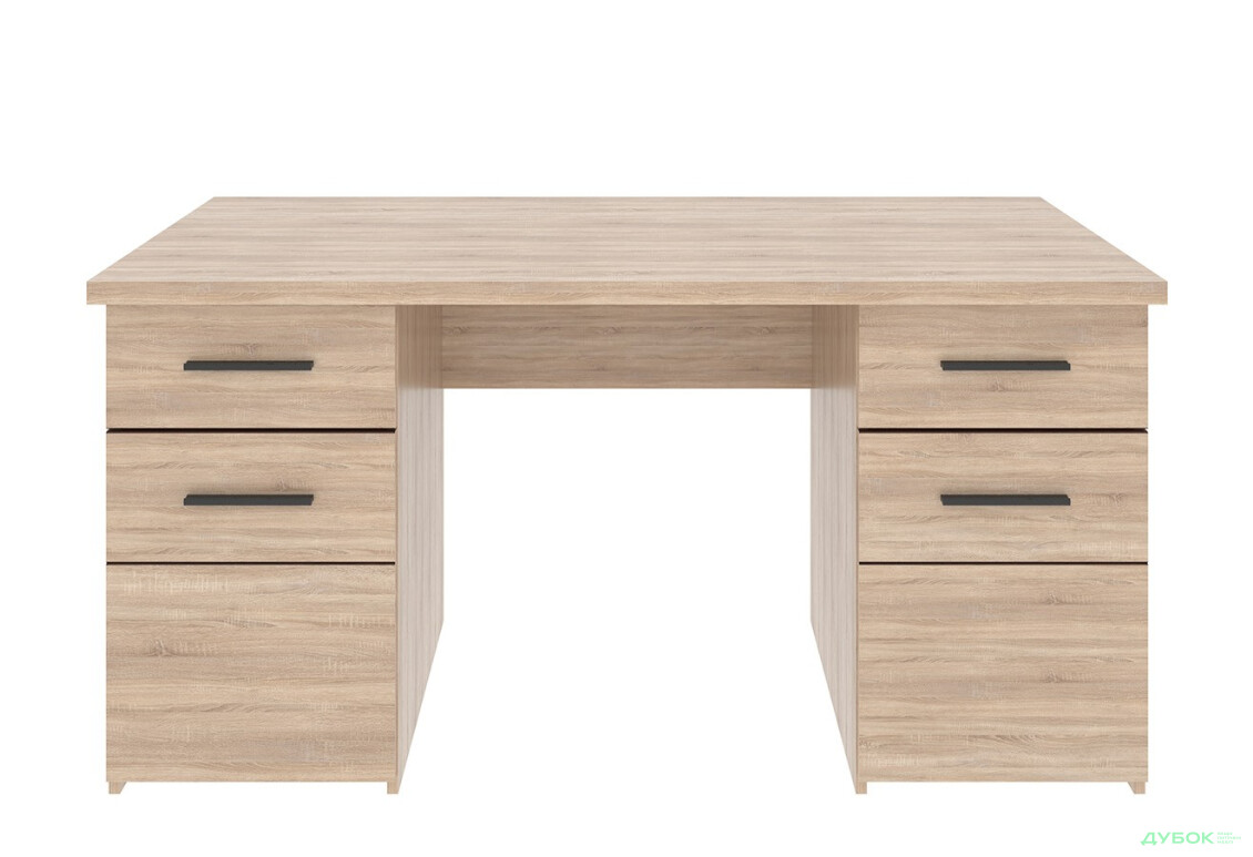 Стол письменный ВМВ Холдинг Соло 150x60 см с ящиками, дуб сонома/венге - Изображение 1 Изображение 1 - Стол письменный ВМВ Холдинг Соло 150x60 см с ящиками, дуб сонома/венге