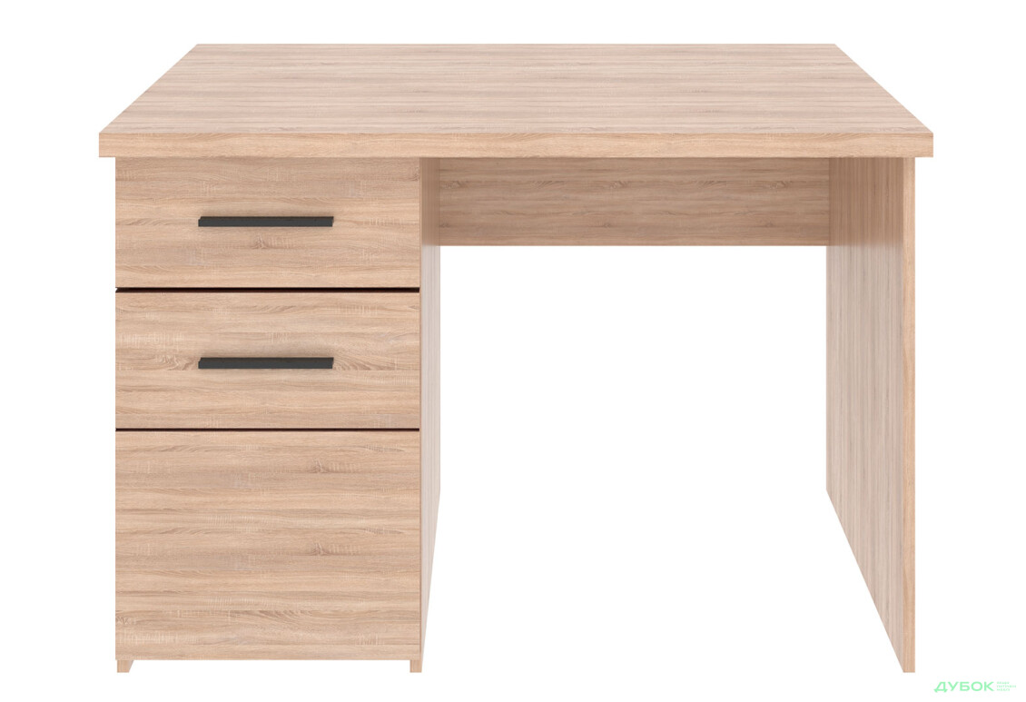 Стіл письмовий VMV holding Соло 110x60 см з шухлядами, дуб сонома/венге - Зображення 1 Зображення 1 - Стіл письмовий VMV holding Соло 110x60 см з шухлядами, дуб сонома/венге