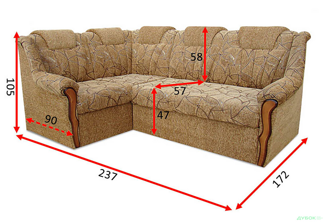 Изображение 13 - Мягкий уголок Султан ДКУ 2-1 Вика