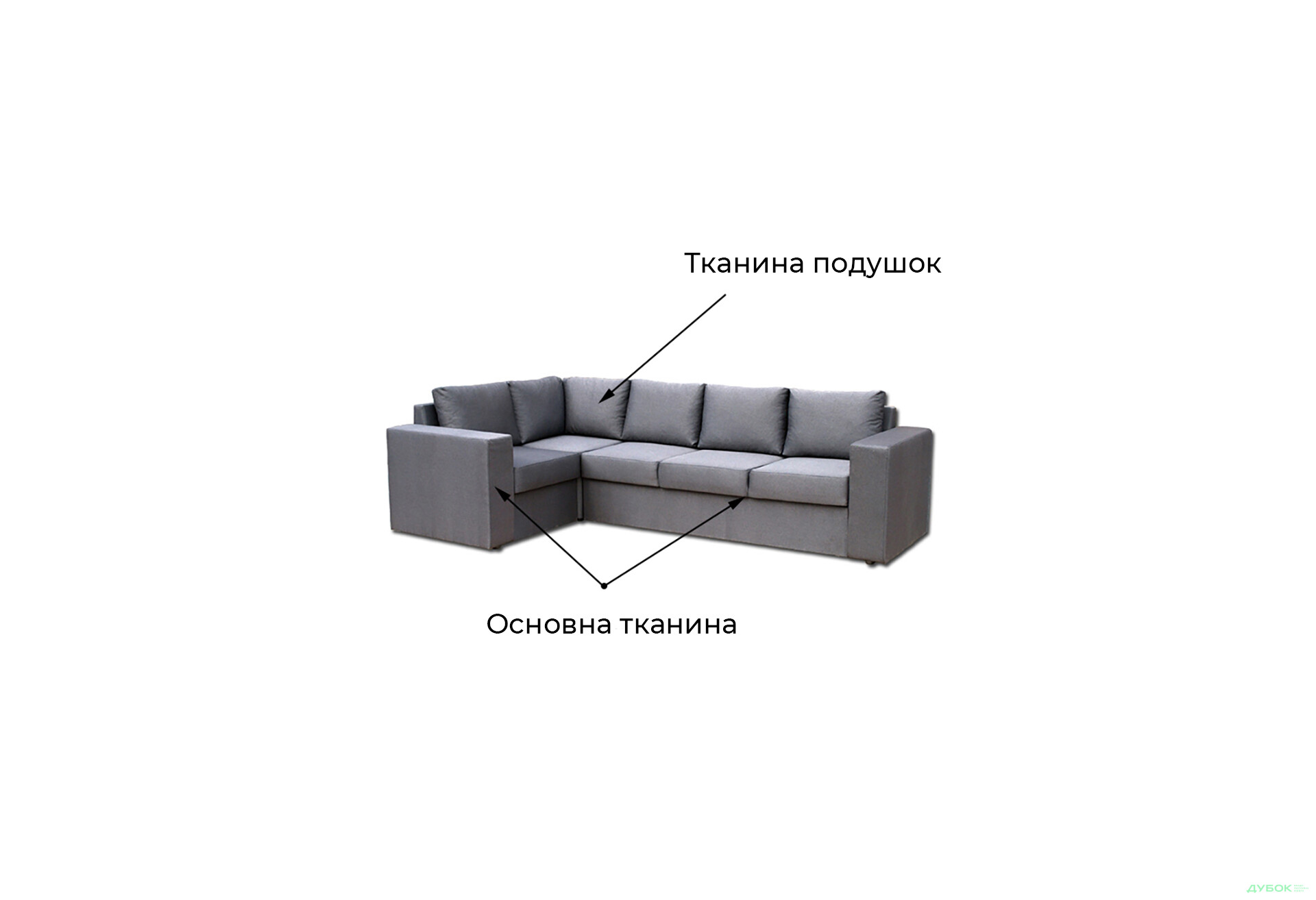 М'який куточок Vika Чикаго 31-А (вузькі бильця) 300x174 см - Зображення 5 Зображення 5 - М'який куточок Vika Чикаго 31-А (вузькі бильця) 300x174 см