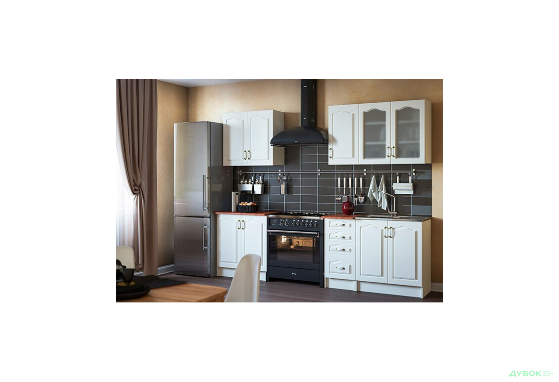 Модульна кухня Оля (білий мат) Світ Меблів