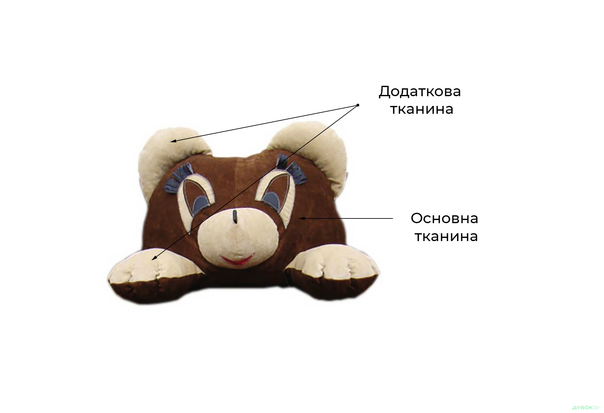 Подушка Панда Вика - Изображение 3 Изображение 3 - Подушка Панда Вика