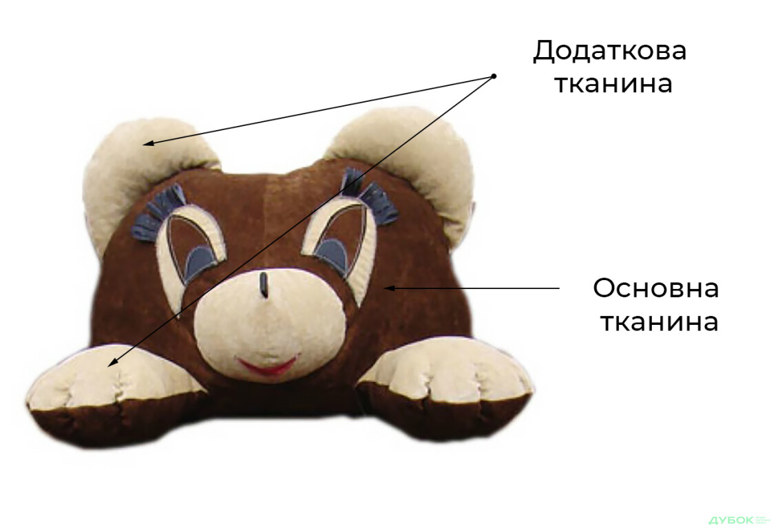 Подушка Панда Вика - Изображение 3 Изображение 3 - Подушка Панда Вика