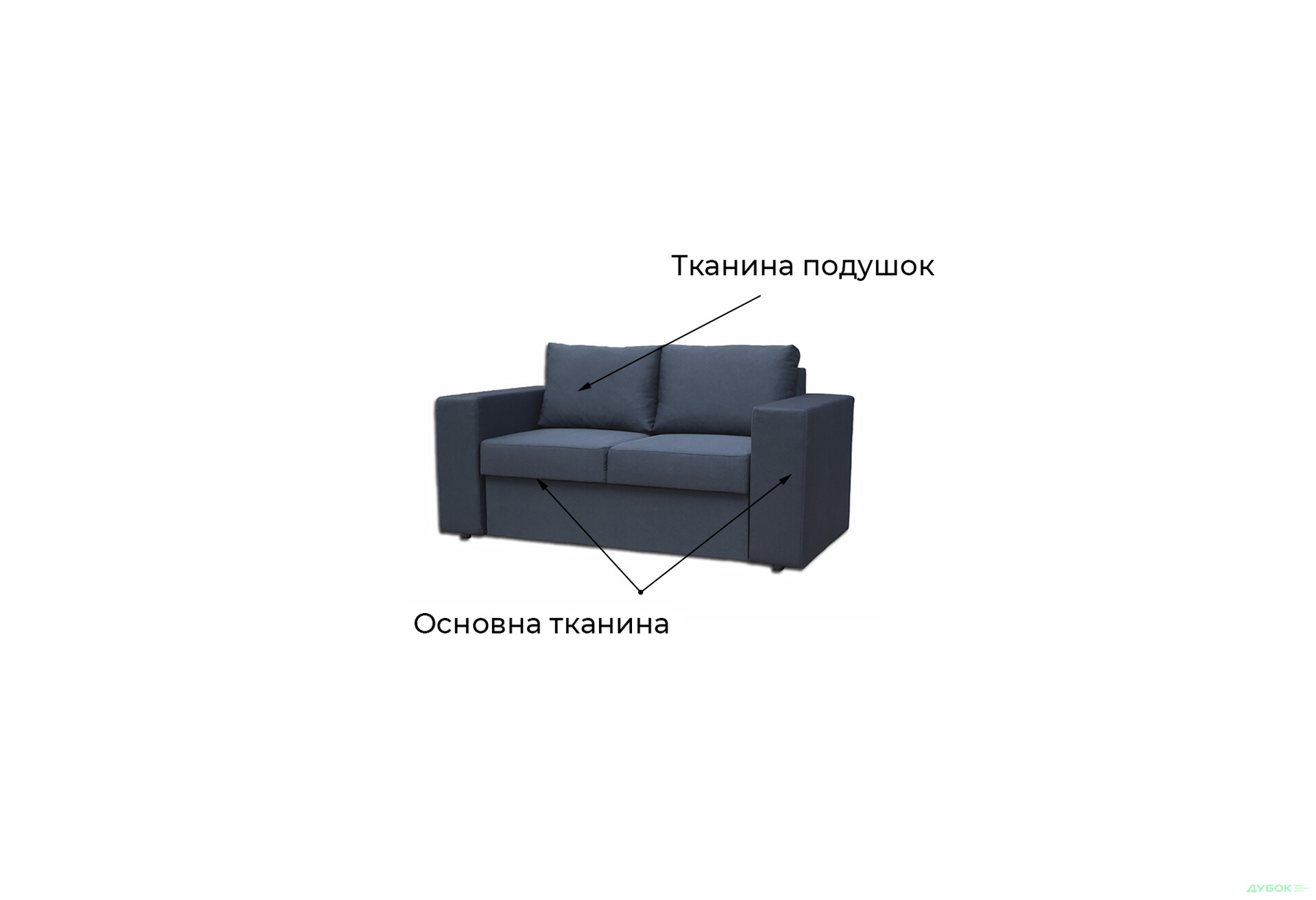 Диван Vika Чикаго 2-В 181x88 см - Зображення 3 Зображення 3 - Диван Vika Чикаго 2-В 181x88 см