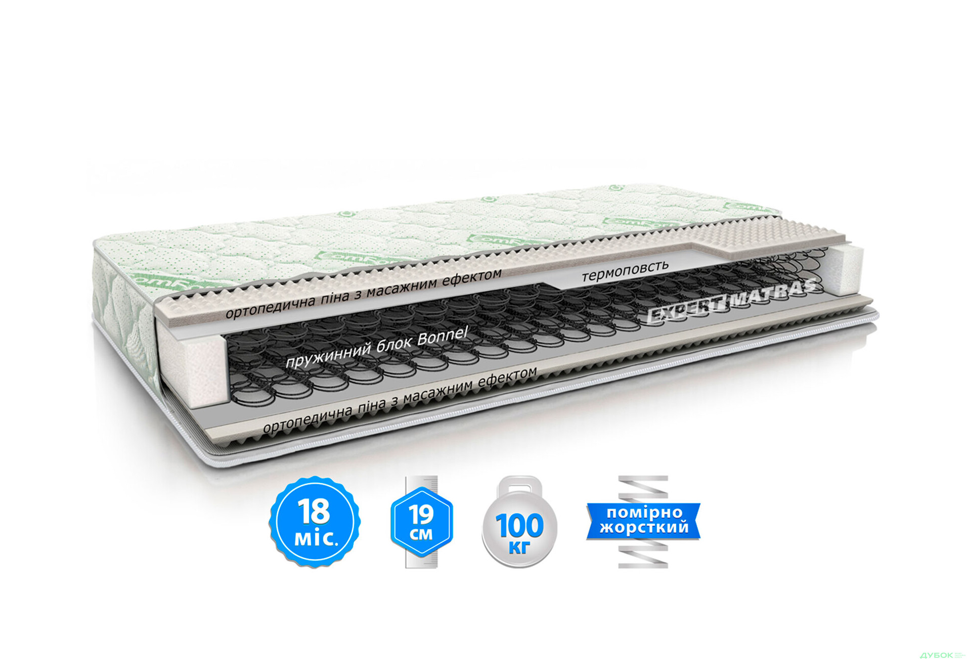 Зображення 4 - Матрац ComFort 2 / Комфорт 2 ЕММ