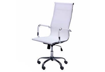 Крісло Slim Net HB (XH-633) білий AMF