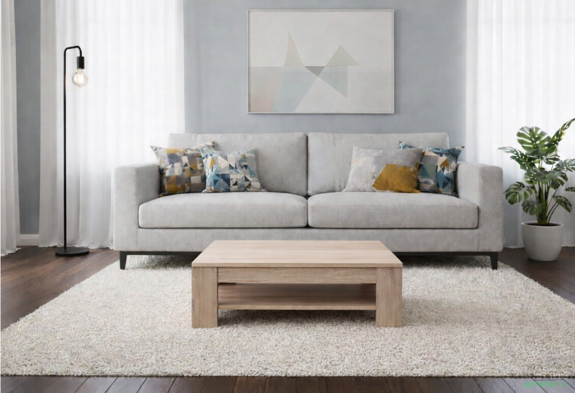 Изображение 2 - Стол журнальный ВМВ Холдинг Соло 120x70 см с полкой, дуб сонома