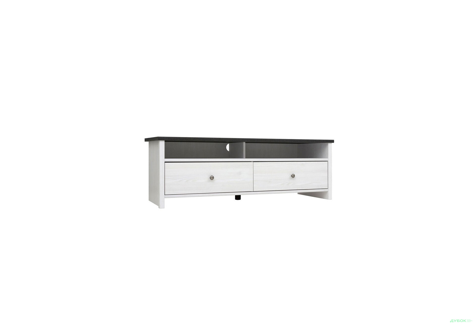 Тумба під ТВ ВМК Порто / Porto (Паріс) з 2 шухлядами та полицями 159 см Біла - Зображення 2 Зображення 2 - Тумба під ТВ ВМК Порто / Porto (Паріс) з 2 шухлядами та полицями 159 см Біла