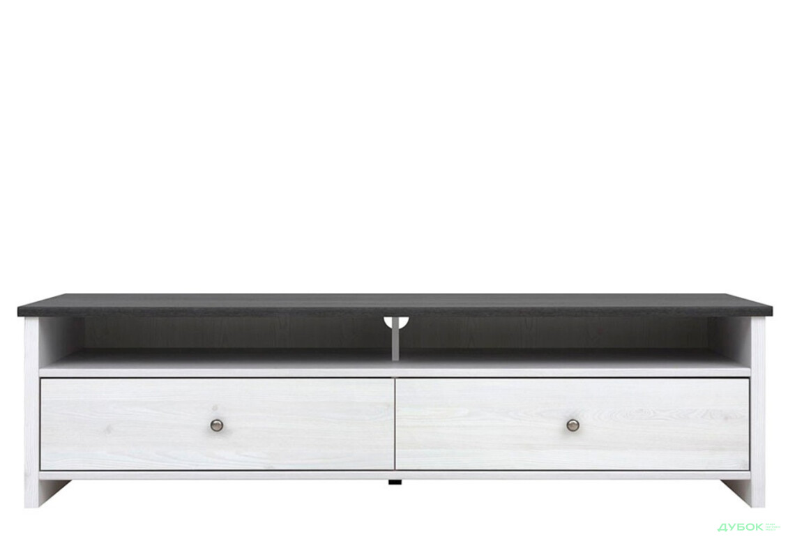 Тумба під ТВ ВМК Порто / Porto (Паріс) з 2 шухлядами та полицями 159 см Біла - Зображення 1 Зображення 1 - Тумба під ТВ ВМК Порто / Porto (Паріс) з 2 шухлядами та полицями 159 см Біла