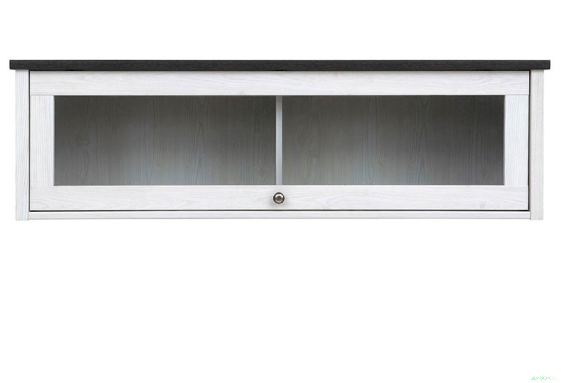 Фото 1 - Шкафчик-витрина навесной ВМК Порто 129 см Джанни/Сосна ларико