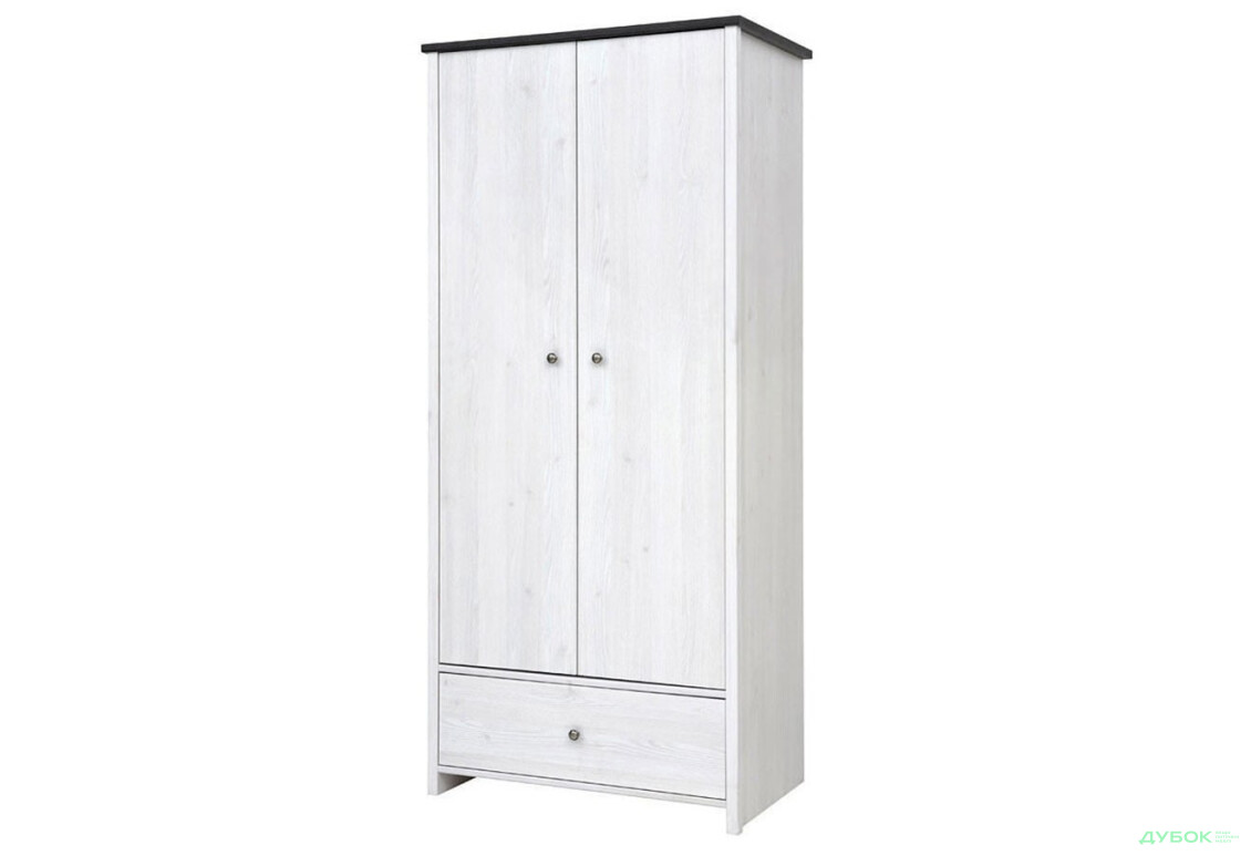 Шафа ВМК Порто (Паріс) 2-дверна з шухлядою 89 см Джанні/Сосна ларіко - Зображення 3 Зображення 3 - Шафа ВМК Порто (Паріс) 2-дверна з шухлядою 89 см Джанні/Сосна ларіко