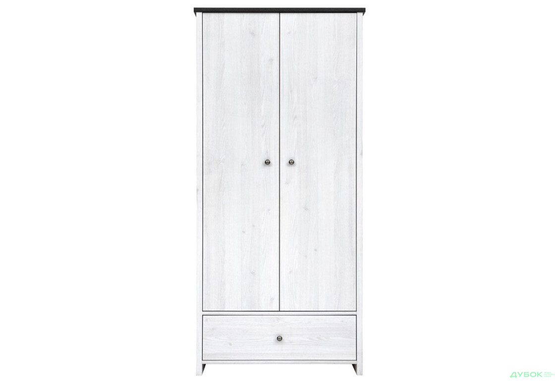 Шафа ВМК Порто (Паріс) 2-дверна з шухлядою 89 см Джанні/Сосна ларіко - Зображення 1 Зображення 1 - Шафа ВМК Порто (Паріс) 2-дверна з шухлядою 89 см Джанні/Сосна ларіко