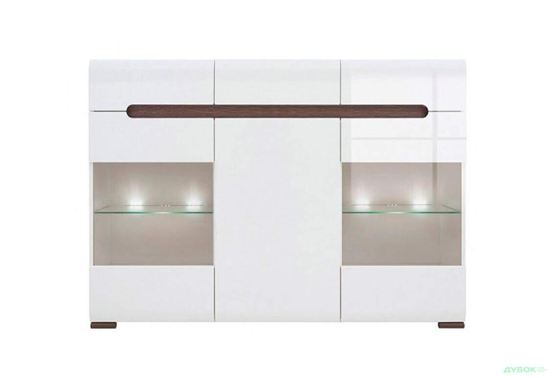 Комод ВМК Ацтека (Амелія) 1-дверний з 3 шухлядами та підсвіткою 150 см Білий - Зображення 3 Зображення 3 - Комод ВМК Ацтека (Амелія) 1-дверний з 3 шухлядами та підсвіткою 150 см Білий