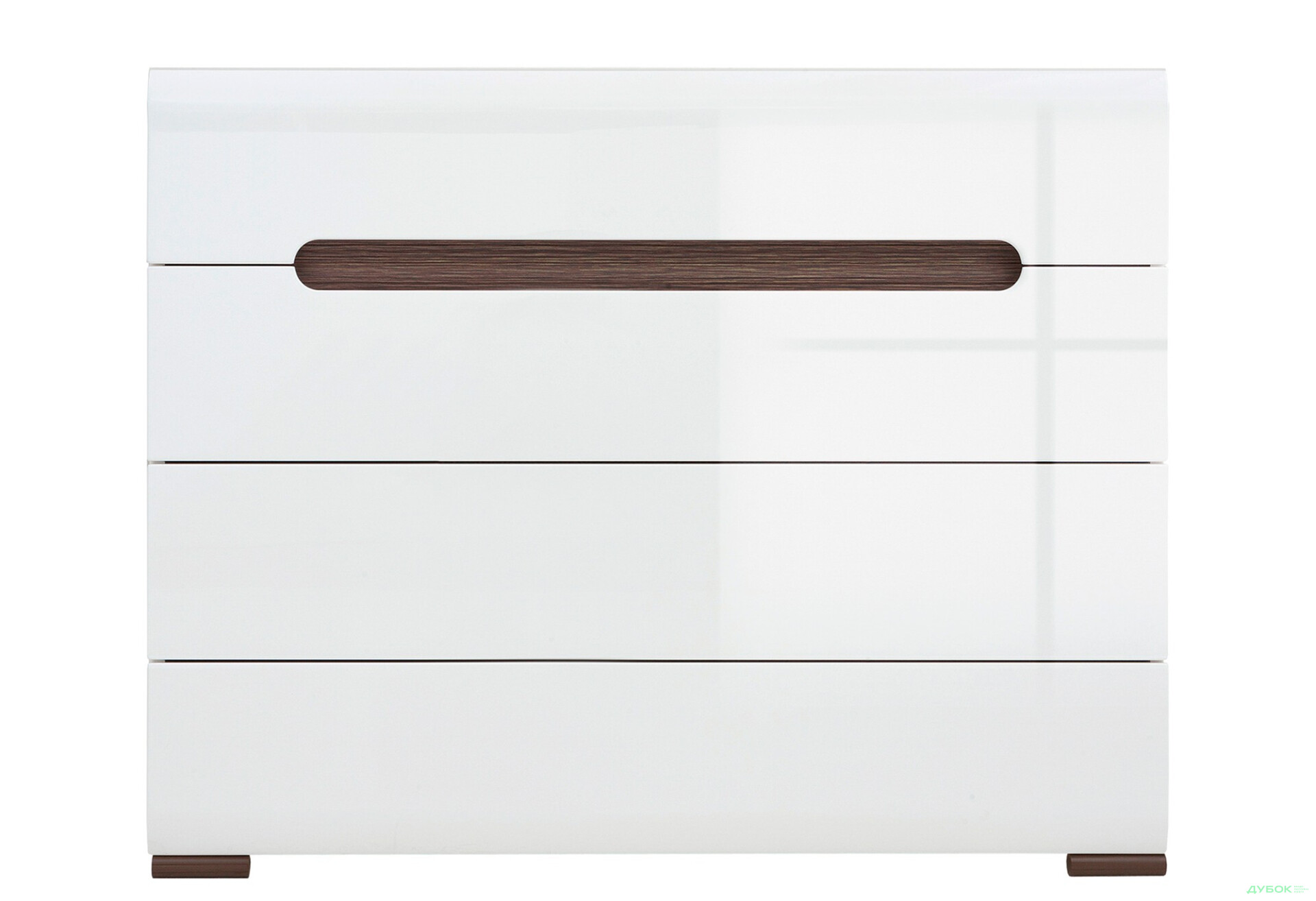 Комод ВМК Ацтека (Амелія) з 4 шухлядами 105 см Білий - Зображення 3 Зображення 3 - Комод ВМК Ацтека (Амелія) з 4 шухлядами 105 см Білий