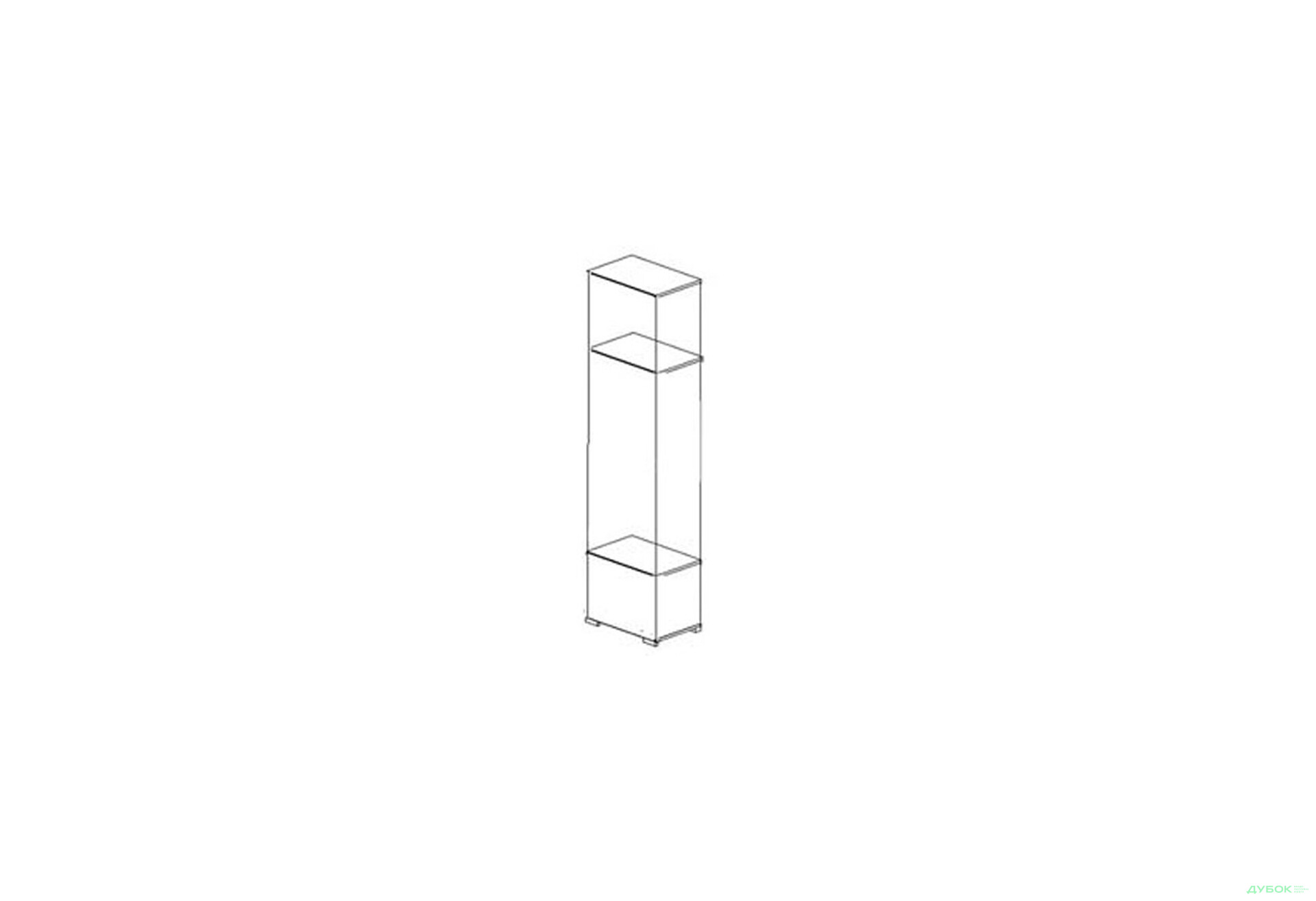 Шафа ВМК Ацтека (Амелія) 1-дверна 60 см Біла - Зображення 4 Зображення 4 - Шафа ВМК Ацтека (Амелія) 1-дверна 60 см Біла