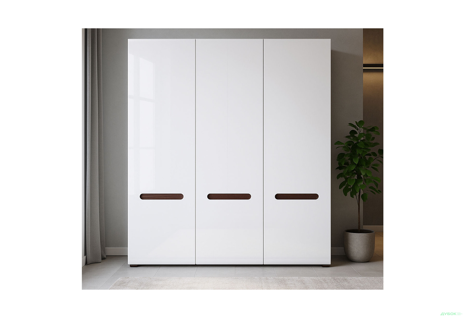 Шафа ВМК Ацтека (Амелія) 3-дверна 180 см Біла - Зображення 2 Зображення 2 - Шафа ВМК Ацтека (Амелія) 3-дверна 180 см Біла