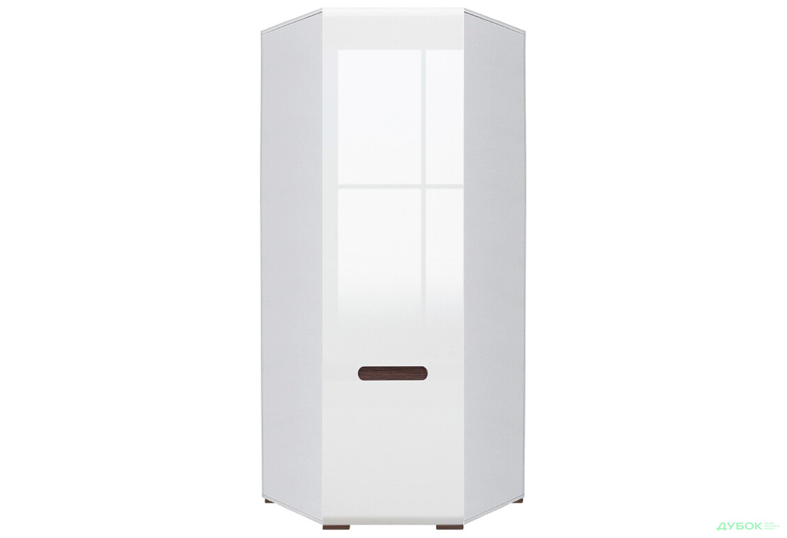 Шафа кутова ВМК Ацтека (Амелія) 1-дверна 85 см Біла - Зображення 1 Зображення 1 - Шафа кутова ВМК Ацтека (Амелія) 1-дверна 85 см Біла