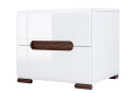 Зображення 1 - Тумба приліжкова ВМК Ацтека (Амелія) з 2 шухлядами 50 см Біла