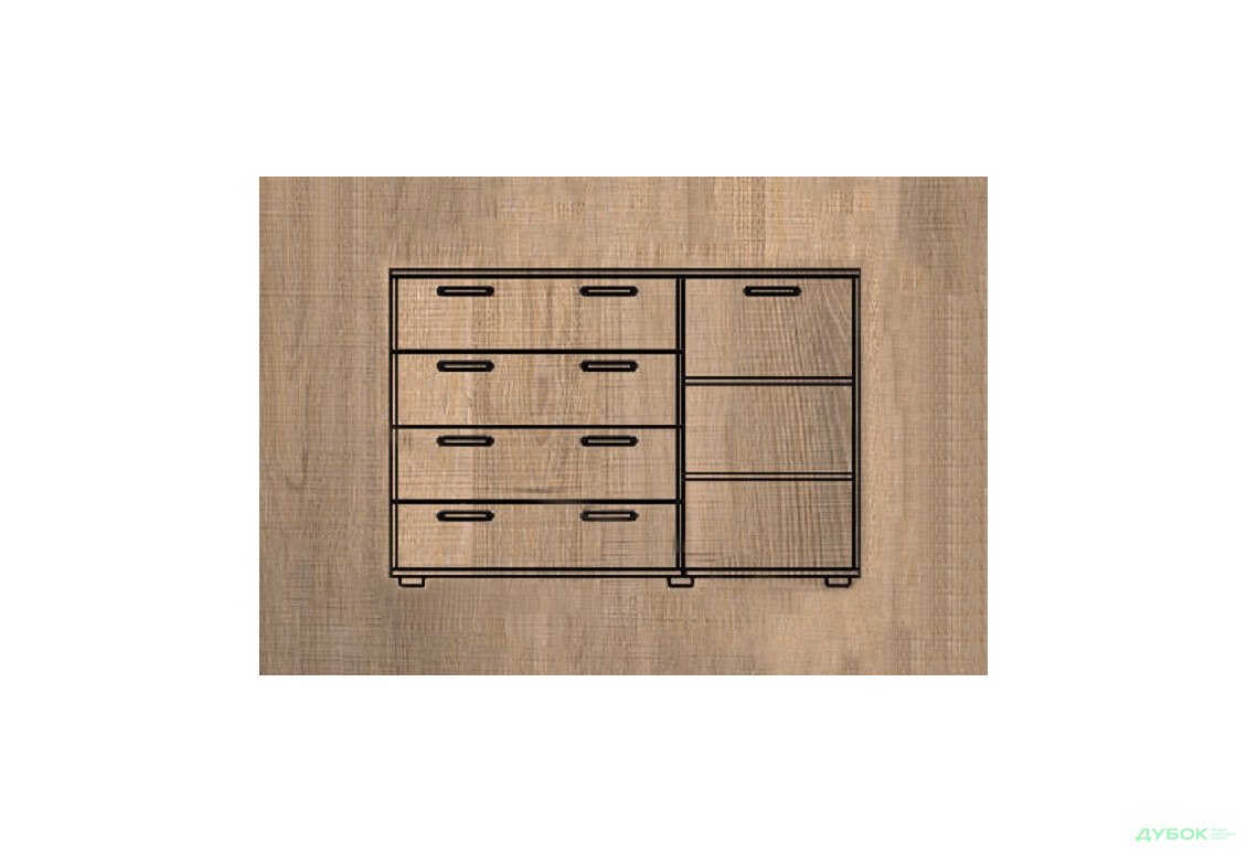 Изображение 2 - Комод рамочный, ТКБ-365.4, серия 3 БМФ