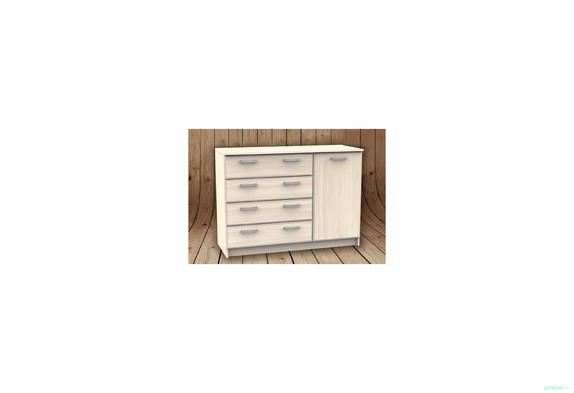 Изображение 1 - Комод МДФ мат., ТКБ-364.4, серия 3 БМФ