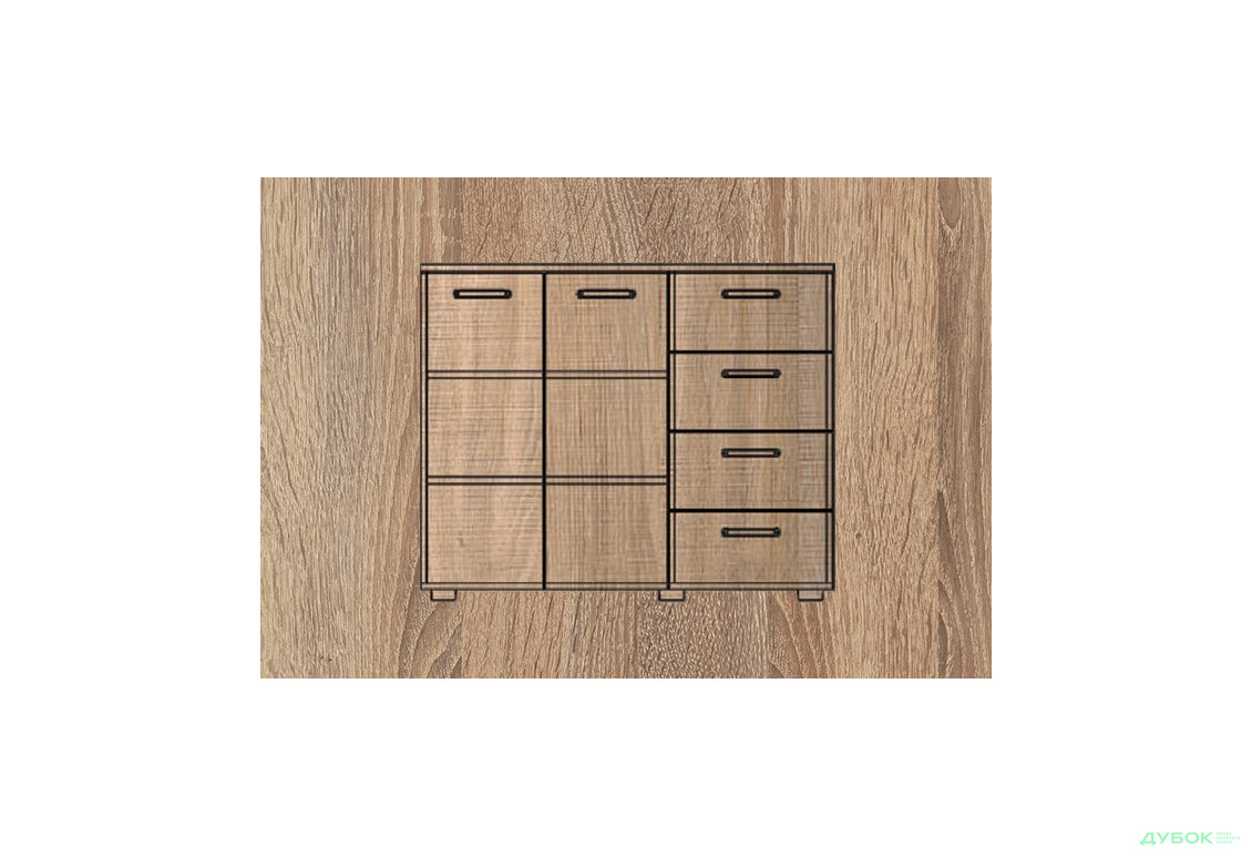 Изображение 2 - Комод ДСП, ТКБ-369, серия 5 БМФ