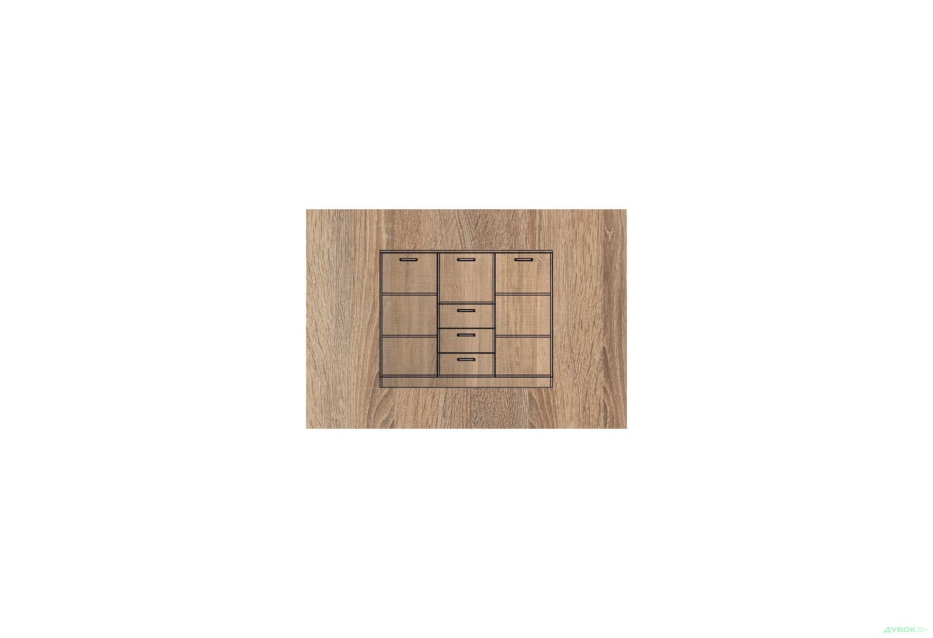 Изображение 2 - Комод МДФ мат., ТКБ-370.1, серия 6 БМФ