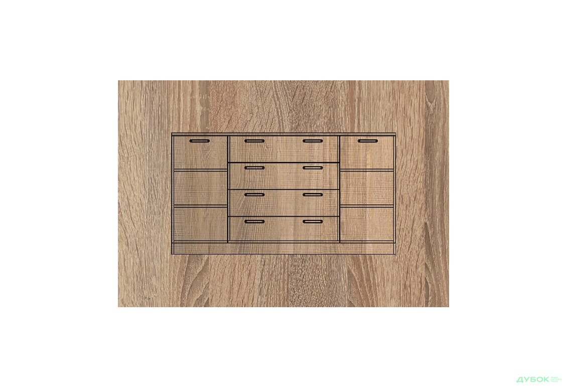 Изображение 2 - Комод рамочный, ТКБ-374.2, серия 8 БМФ