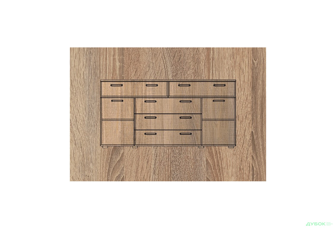 Изображение 2 - Комод рамочный, ТКБ-377.2, серия 9 БМФ