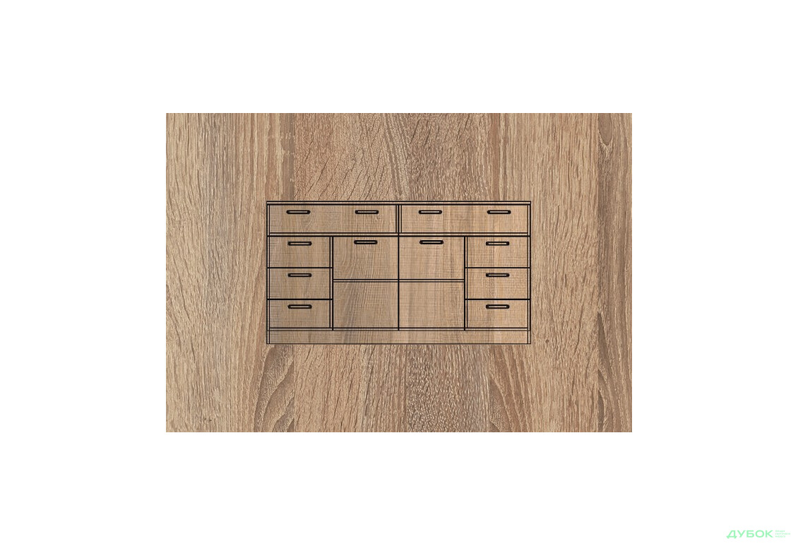 Изображение 2 - Комод рамочный, ТКБ-380.2, серия 11 БМФ