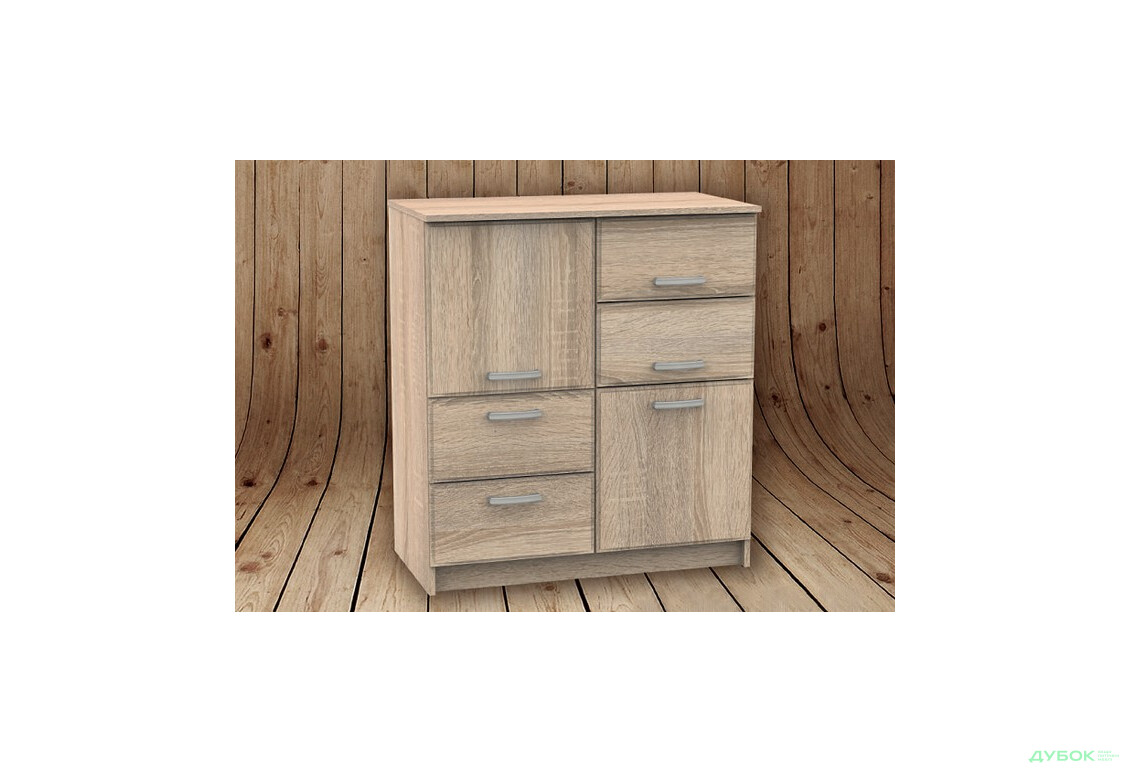 Комод МДФ мат., ТКБ-382.1, серія 12 БМФ