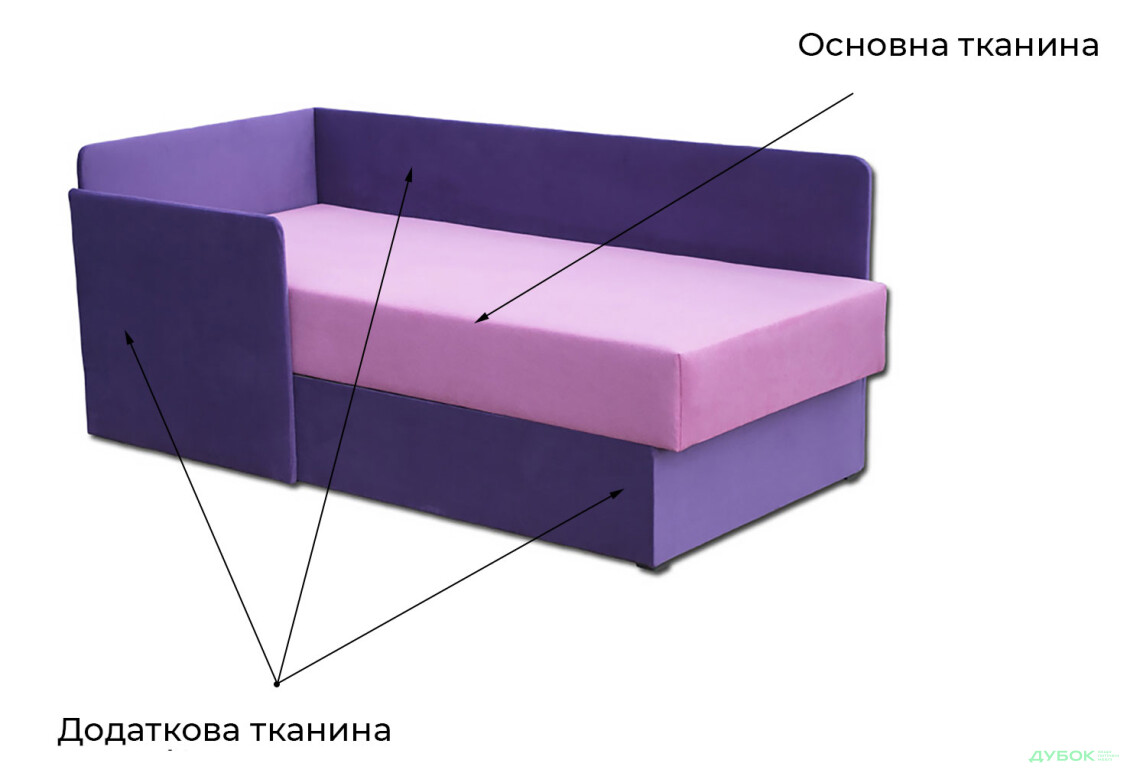 Зображення 7 - Диван Тапчан Бамбіно Vika