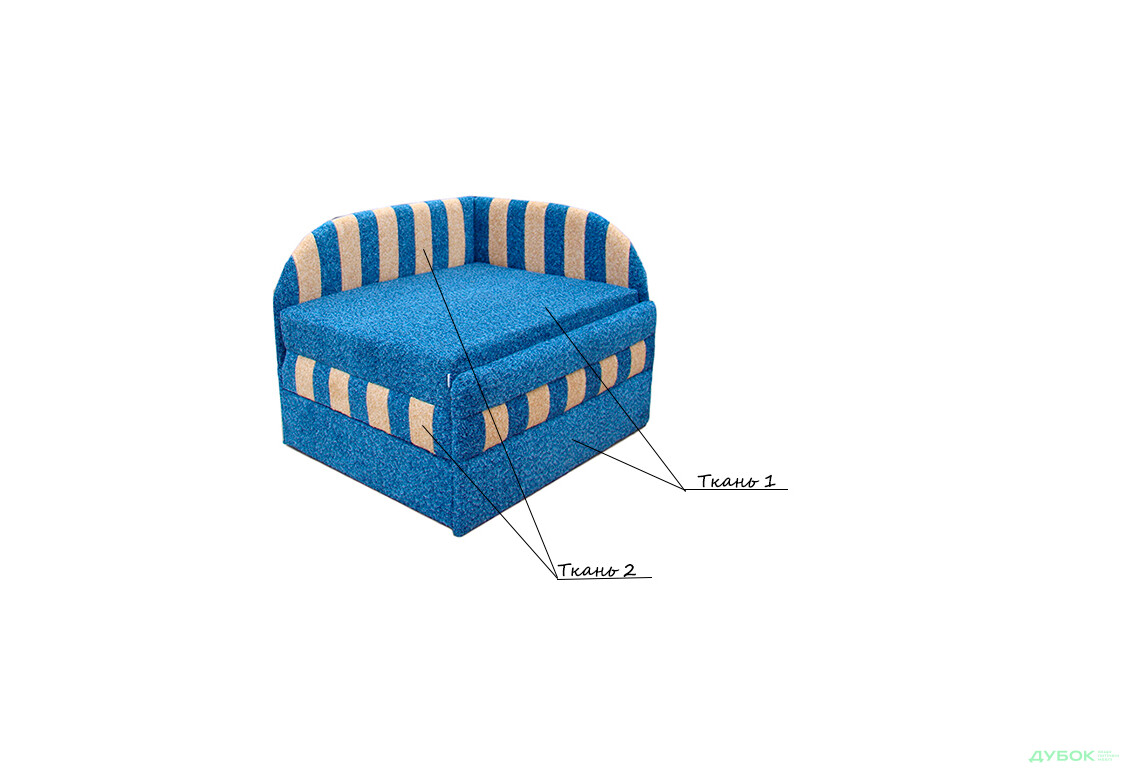 Диван Панда Тапчан без подушки Vika - Зображення 7 Зображення 7 - Диван Панда Тапчан без подушки Vika