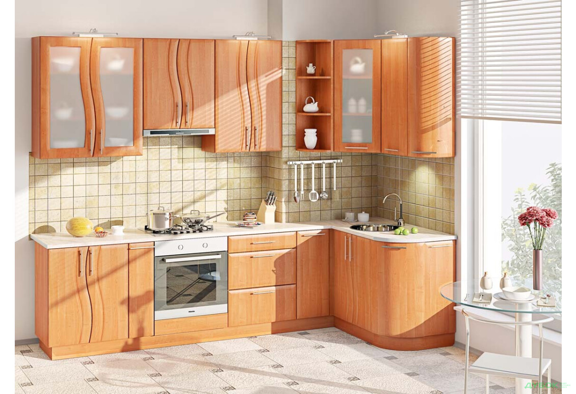 Зображення 3 - Модульна кухня Серія Волна матована Комфорт Меблі