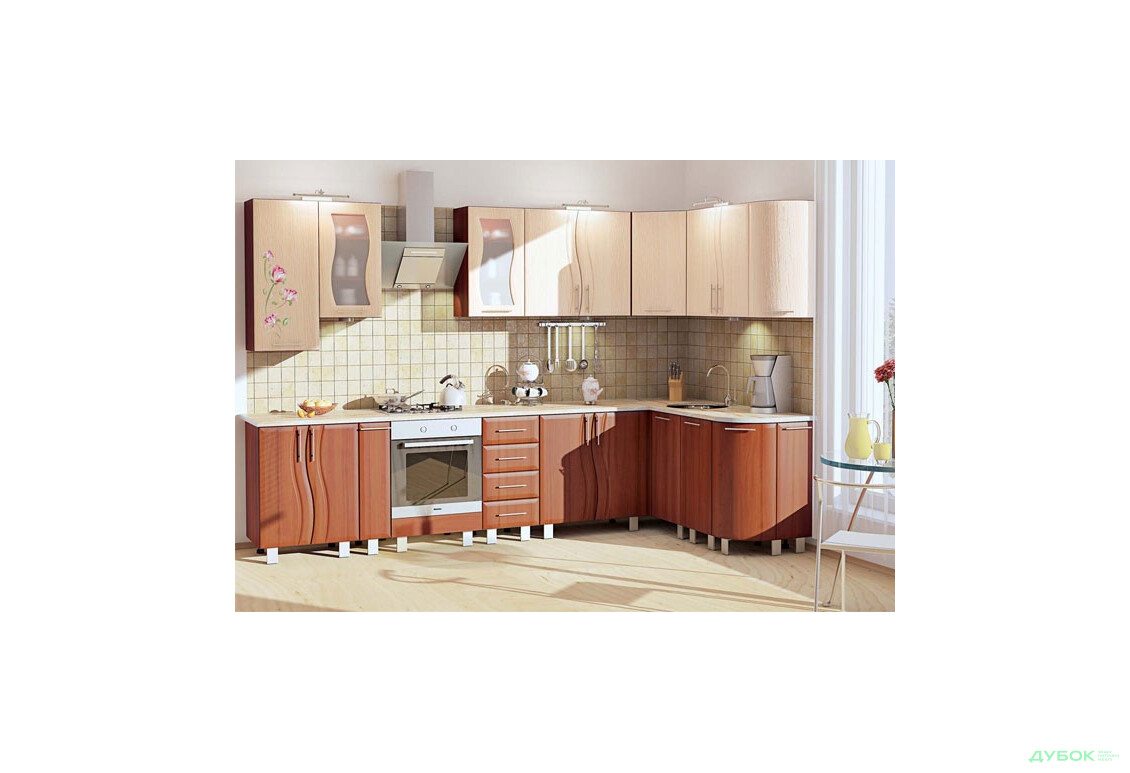 Зображення 7 - Модульна кухня Серія Волна матована Комфорт Меблі